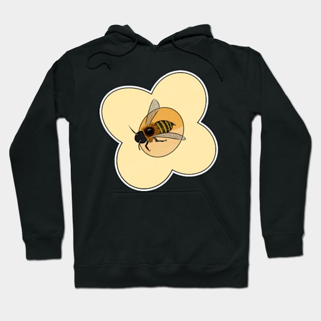 Bee and Flower Hoodie by davidfeci